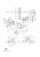 UPPER CASING AND BRACKET for Yamaha 4 2016