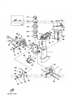 UPPER CASING AND BRACKET for Yamaha 5 2015