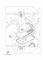 TOP COWLING for Yamaha 90 2016