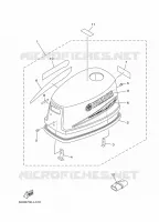 TOP COWLING for Yamaha 5 2012