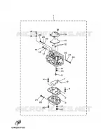 CARBURETOR for Yamaha E40 2012