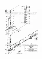 LOWER CASING & DRIVE 3 for Yamaha E40 2012
