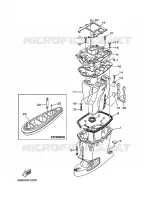 UPPER CASING for Yamaha E55 2007