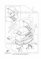 TOP COWLING for Yamaha E60 2017