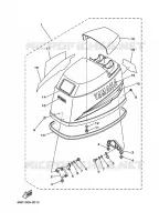 TOP COWLING for Yamaha E60 2003