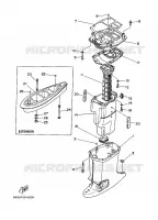 UPPER CASING for Yamaha E60 2001