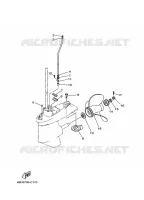 LOWER CASING & DRIVE 2 for Yamaha E60 2012