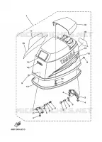 TOP COWLING for Yamaha E60 2012