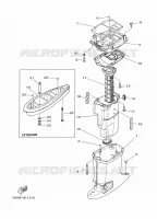 UPPER CASING for Yamaha E60 2012