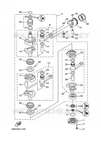 CRANKSHAFT / PISTON for Yamaha E60 2012