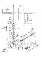 LOWER CASING & DRIVE for Yamaha 5 2006