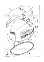 TOP COWLING for Yamaha F40 1999