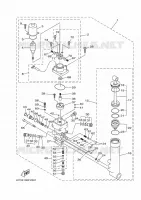 POWER TILT ASSEMBLY for Yamaha F40 2008