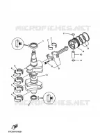 CRANKSHAFT / PISTON for Yamaha F40 2008