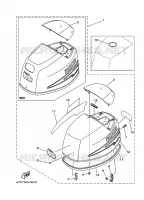 TOP COWLING for Yamaha F40 2008