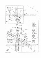 POWER TILT ASSEMBLY for Yamaha F40 2006