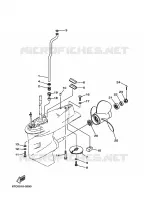 LOWER CASING & DRIVE 2 for Yamaha F40 2006