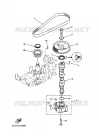 OIL PUMP for Yamaha F40 2006