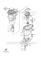 UPPER CASING for Yamaha F40 2003