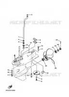 LOWER CASING & DRIVE 2 for Yamaha F40 2003