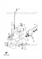 LOWER CASING & DRIVE 2 for Yamaha F40 2003