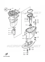 UPPER CASING for Yamaha F40 2003