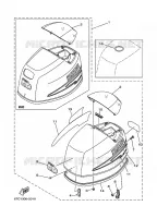 TOP COWLING for Yamaha F40 2002
