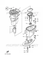 UPPER CASING for Yamaha F40 2002