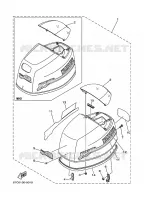 TOP COWLING for Yamaha F40 2001