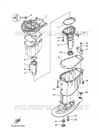 UPPER CASING for Yamaha F40 2001