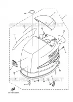 TOP COWLING for Yamaha F40 2008