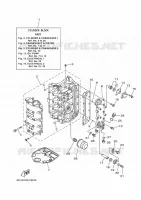 CYLINDER / CRANKCASE 1 for Yamaha F40 2017