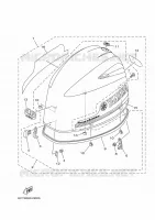 TOP COWLING for Yamaha F40 2017