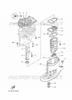 UPPER CASING for Yamaha F40 2016