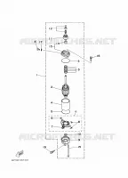 STARTER MOTOR for Yamaha F50 1997