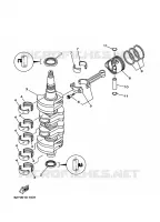 CRANKSHAFT / PISTON for Yamaha F50 2009