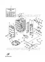 CYLINDER / CRANKCASE 1 for Yamaha F50 2009