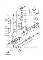LOWER CASING & DRIVE 1 for Yamaha F50 2009