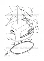TOP COWLING for Yamaha F50 2009