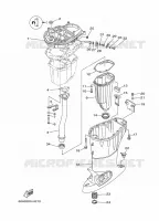 UPPER CASING for Yamaha F50 2009