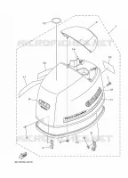 TOP COWLING for Yamaha F50 2012