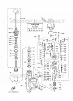 POWER TILT ASSEMBLY 1 for Yamaha F50 2006