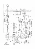 POWER TILT ASSEMBLY 1 for Yamaha F60 2006