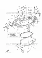 BOTTOM COWLING 1 for Yamaha F70 2014