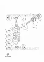 CRANKSHAFT / PISTON for Yamaha F70 2014