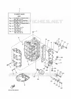 CYLINDER / CRANKCASE 1 for Yamaha F70 2014