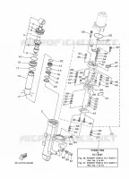 POWER TILT ASSEMBLY 1 for Yamaha F70 2014
