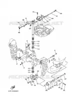 MOUNT 2 for Yamaha F80 2005