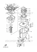 UPPER CASING for Yamaha F80 2004