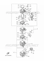 CARBURETOR 1 for Yamaha F80 2002